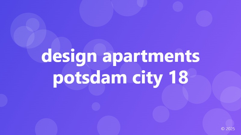 design apartments potsdam city 18