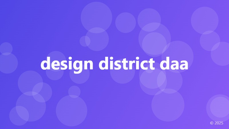design district daa