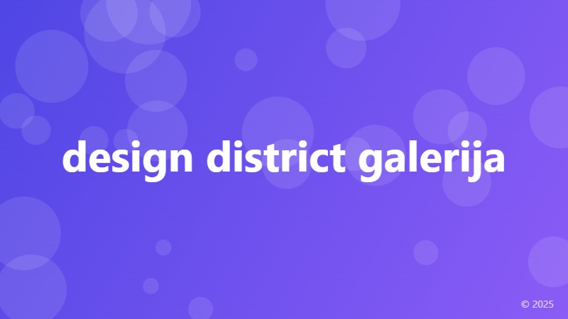 design district galerija