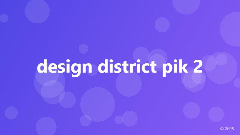 design district pik 2