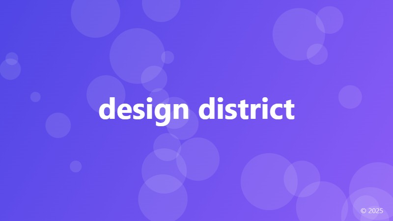 design district