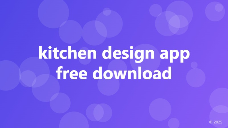 kitchen design app free download