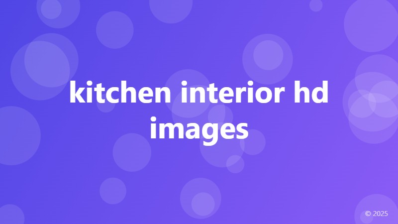 kitchen interior hd images
