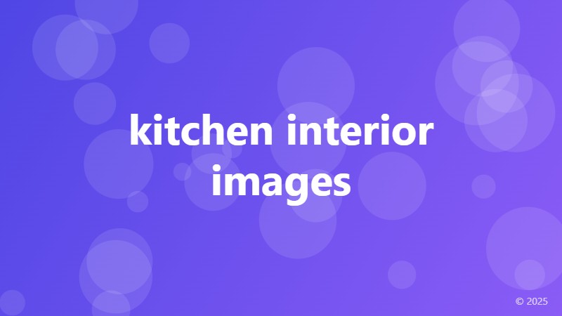 kitchen interior images
